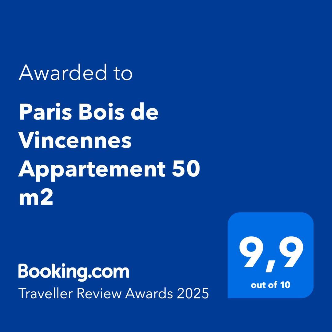 Paris Bois De Vincennes Appartement 50 M2 Εξωτερικό φωτογραφία